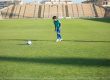 Kid playing football