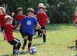 kids playing football
