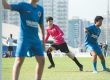 group soccer training