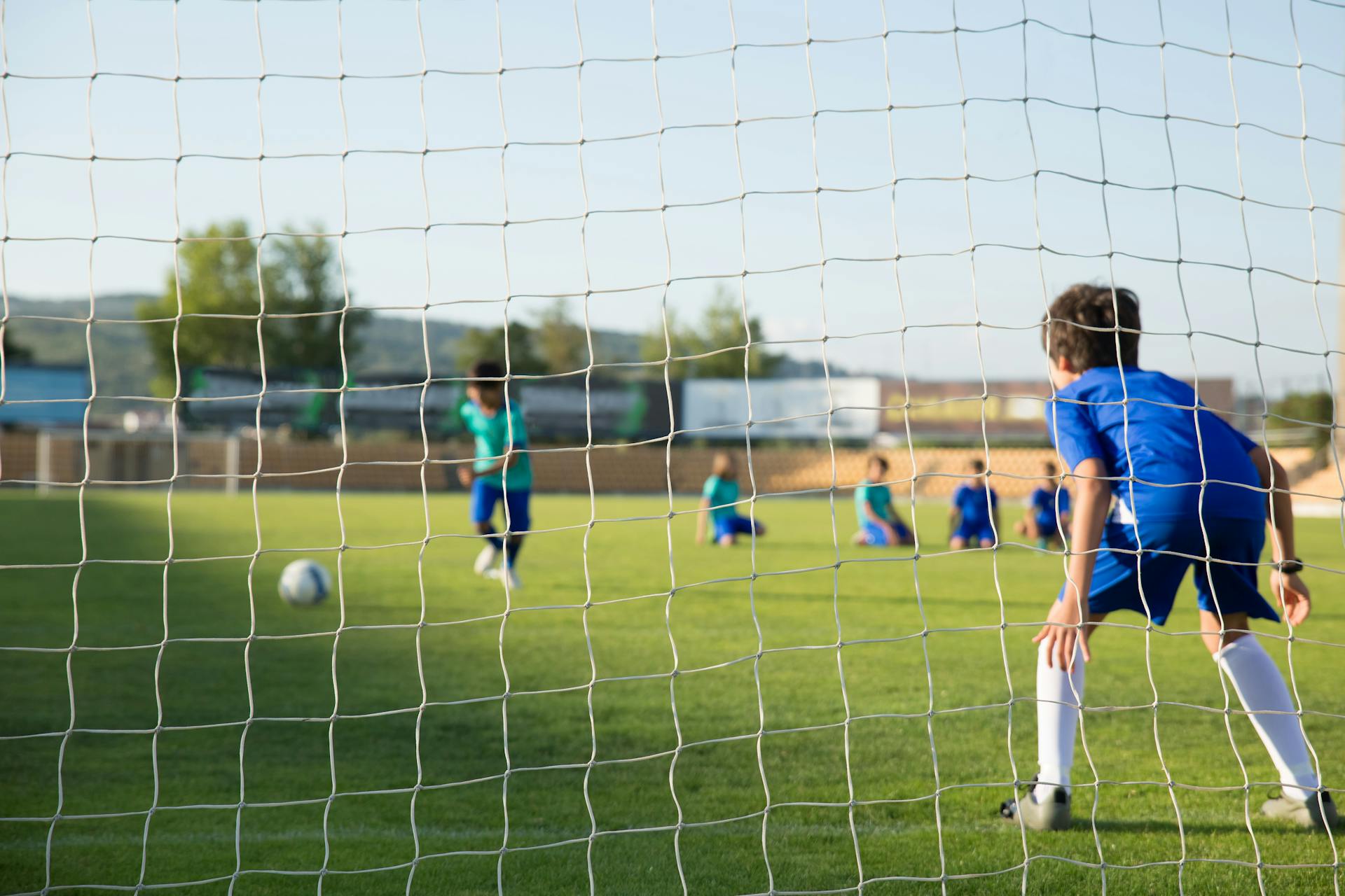 group soccer game