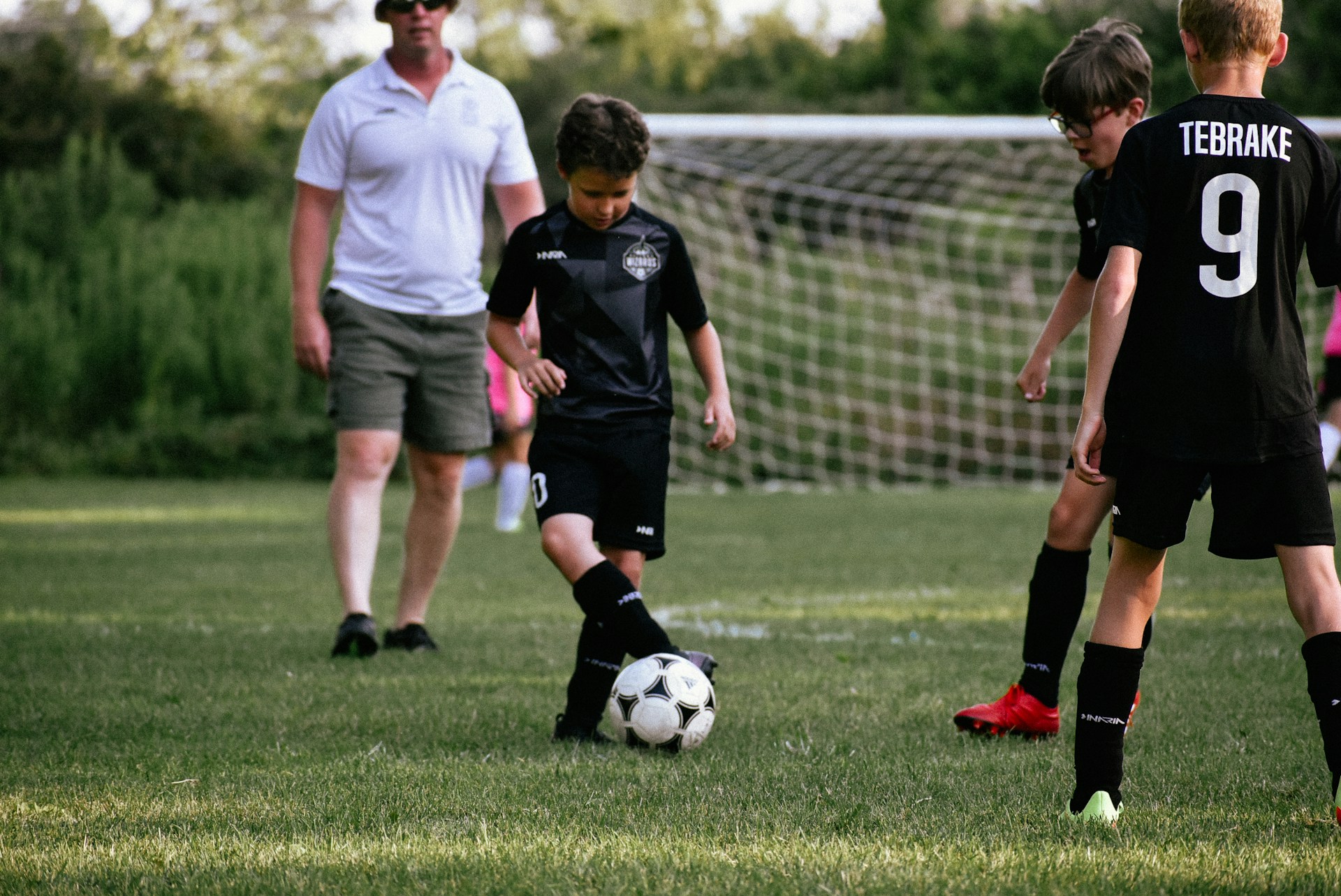 after school break football training