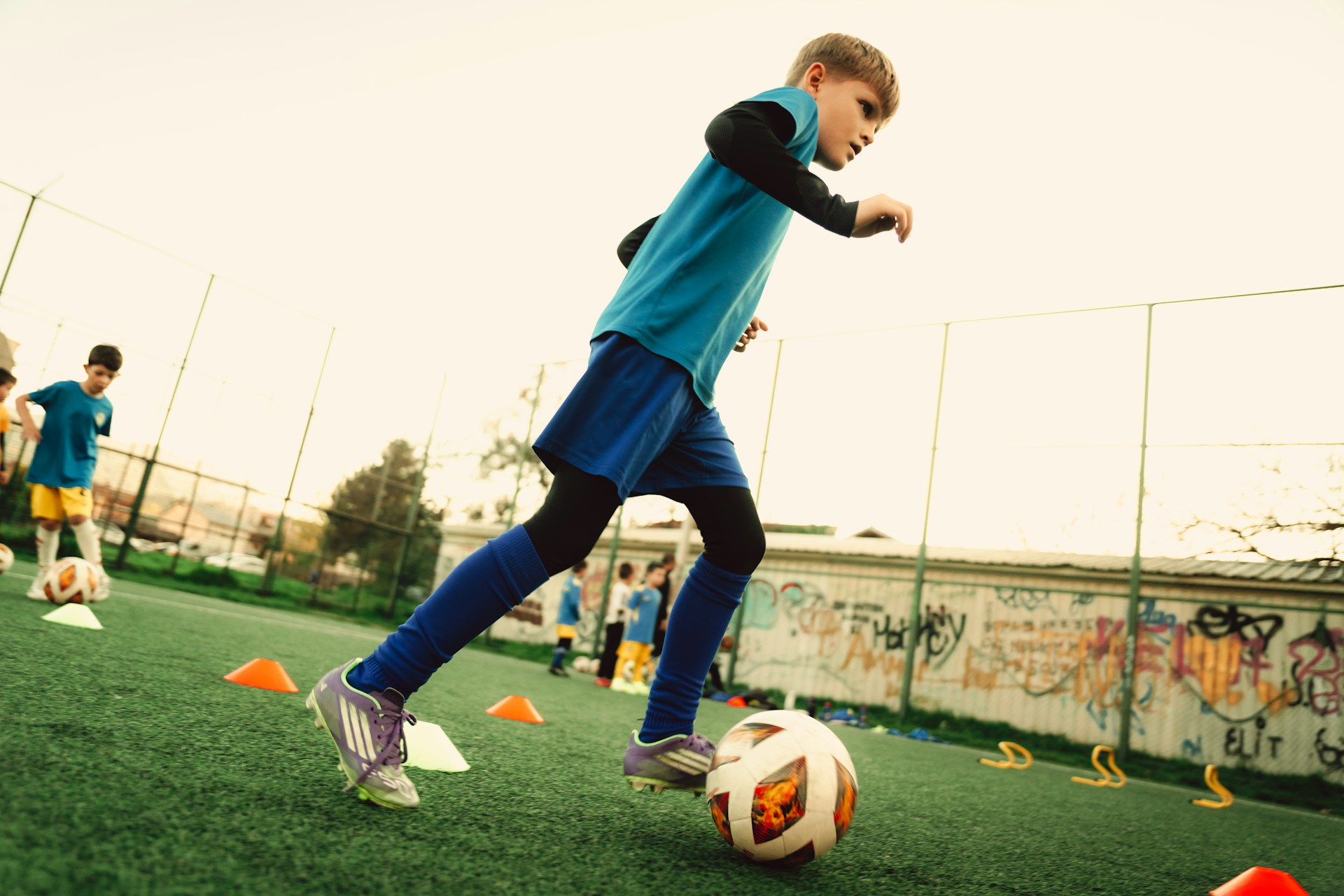 professional football training for kids