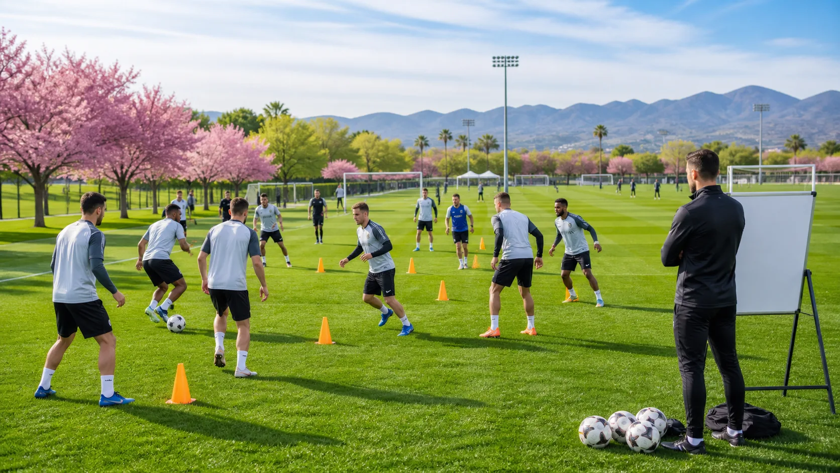 What Football Soccer Training Looks Like During Spring Tournaments